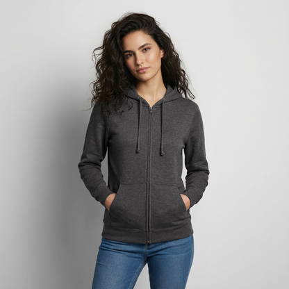 Unisex Hooded Jacket - charcoal grey