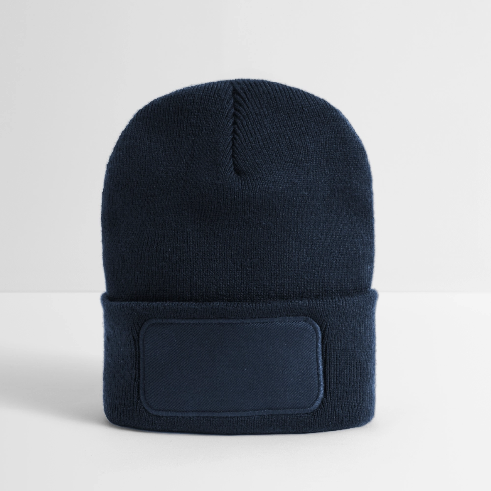 Recycled Patch Beanie - french navy