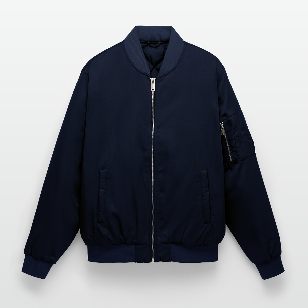 Unisex Bomber Jacket - navy