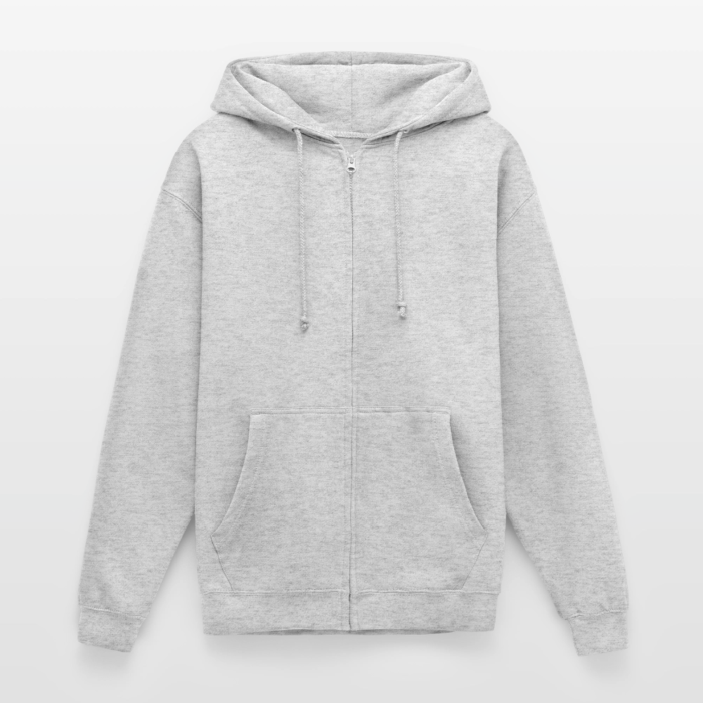 Unisex Hooded Jacket - light heather grey