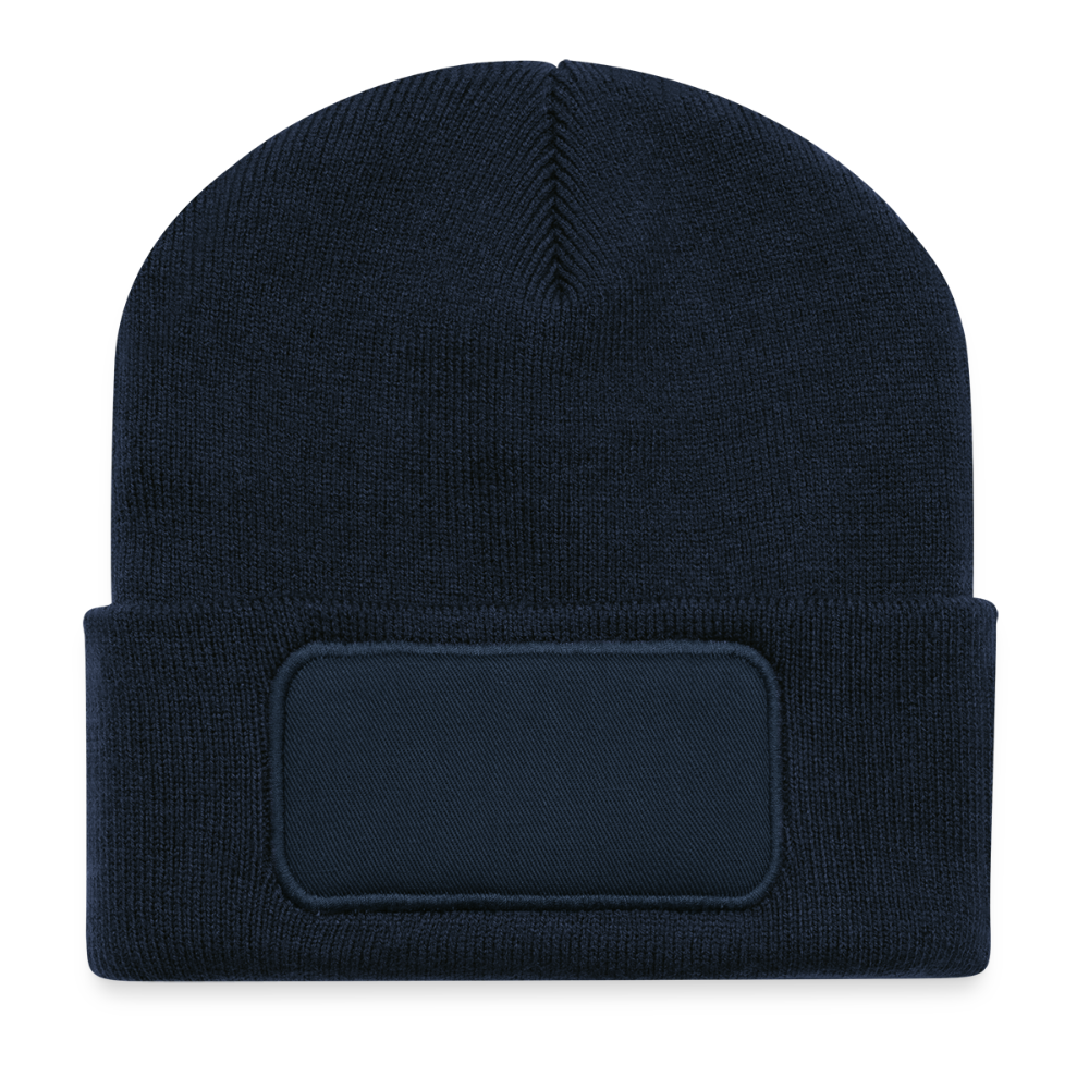 Recycled Patch Beanie - french navy