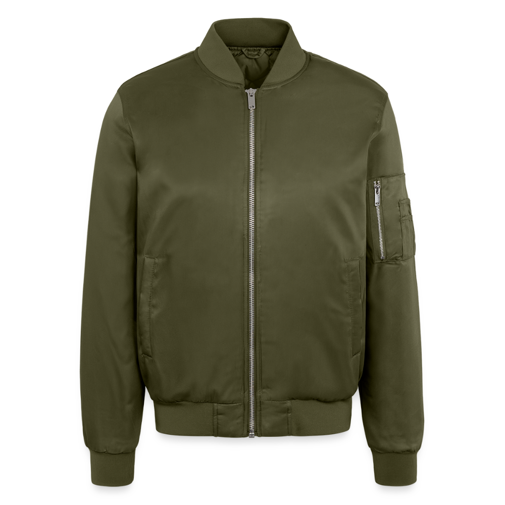 Unisex Bomber Jacket - khaki