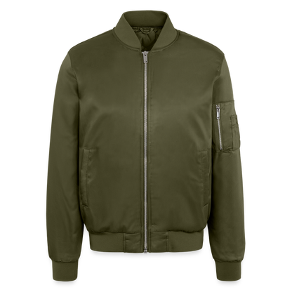 Unisex Bomber Jacket - khaki