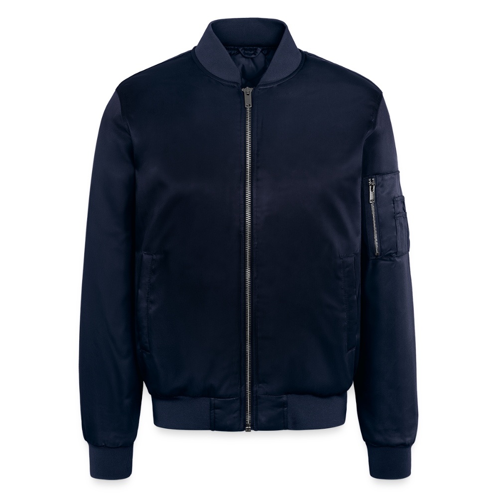 Unisex Bomber Jacket - navy