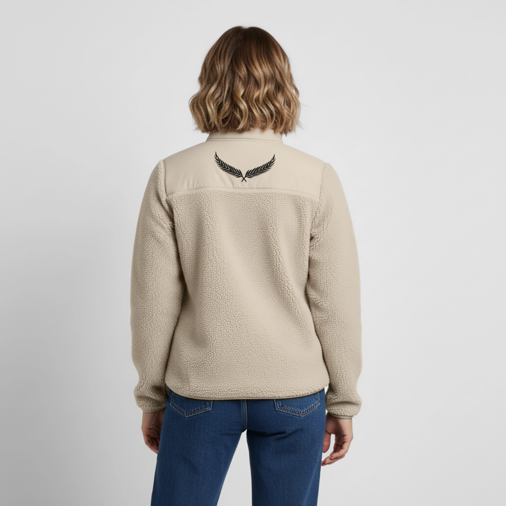 Stanley/Stella RELAXED FIT Unisex sherpa jacket - beige