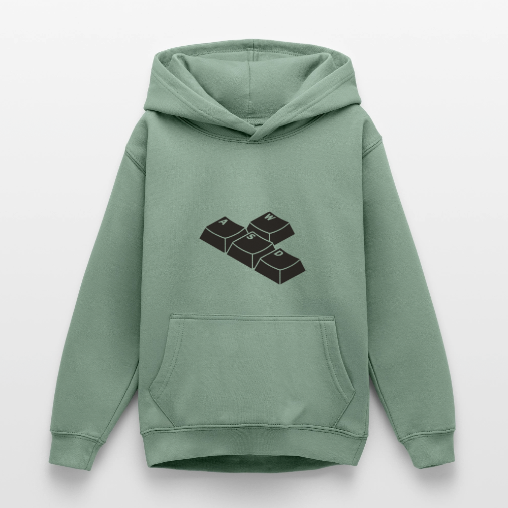 Teen Hoodie - steel green