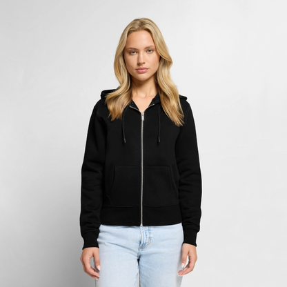Women's Premium Hooded Jacket - black