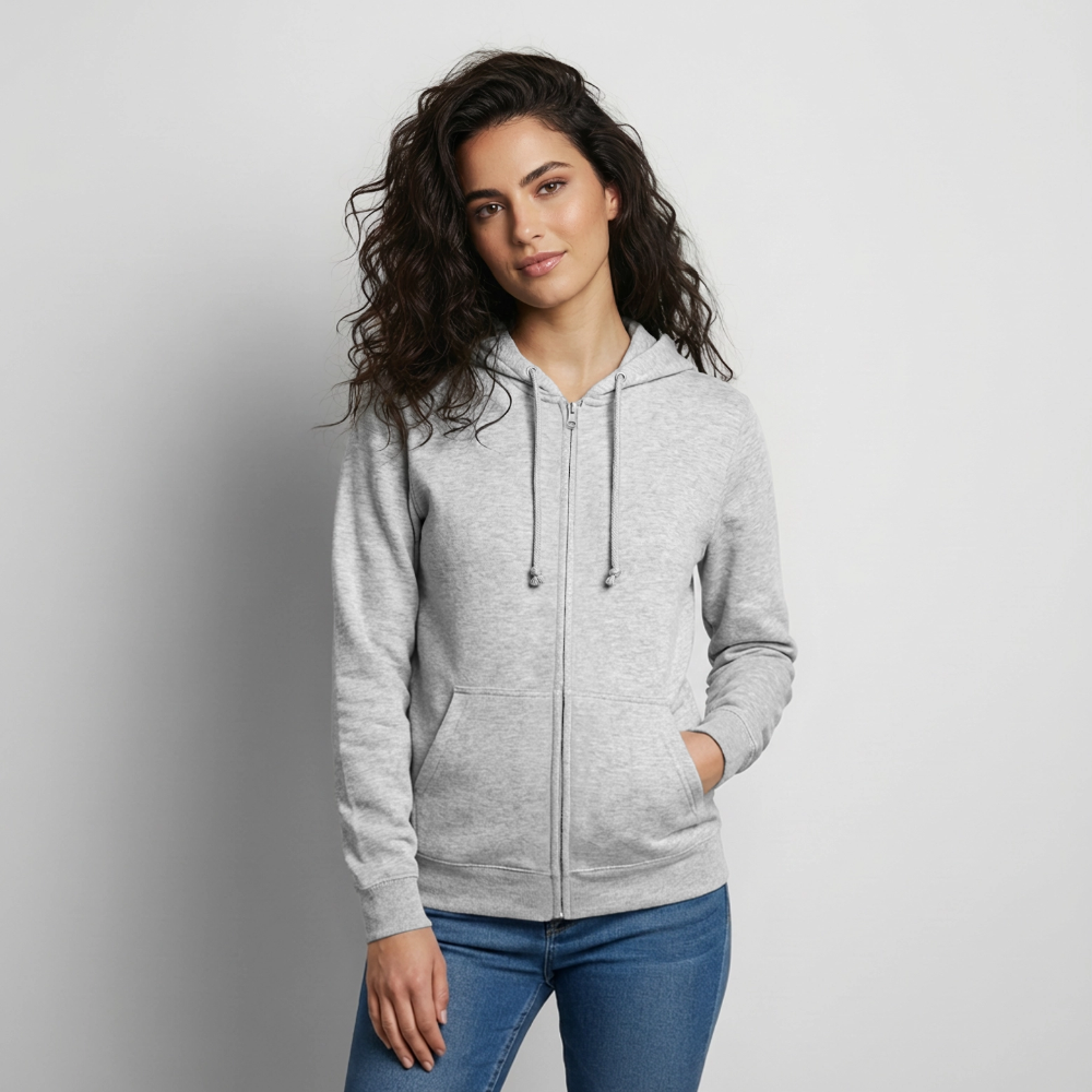 Unisex Hooded Jacket - light heather grey