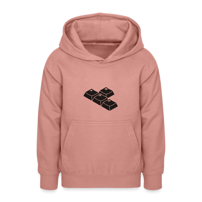 Teen Hoodie - dusky rose