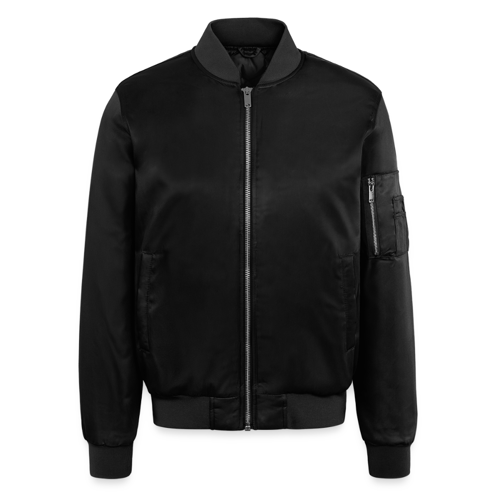 Unisex Bomber Jacket - black