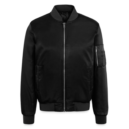 Unisex Bomber Jacket - black